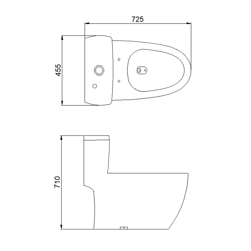 1225 One-piece Toilet