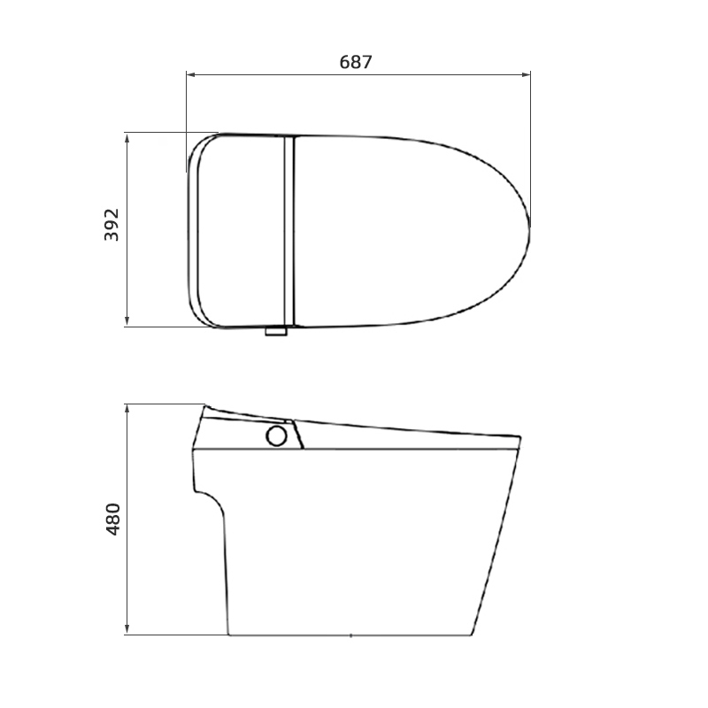 ZY02 Smart Toilet
