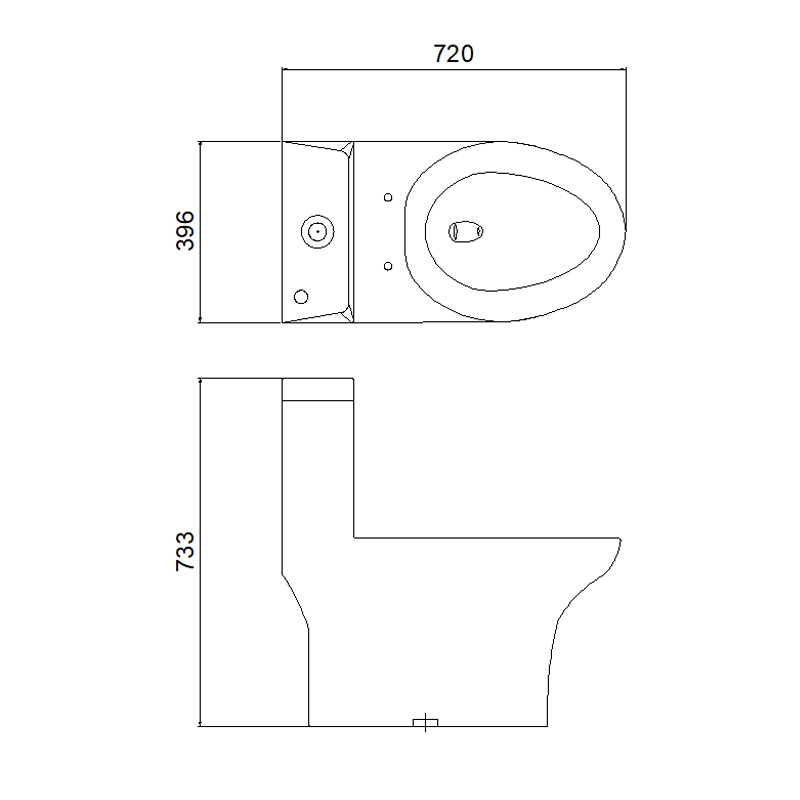 1308 One-piece Toilet