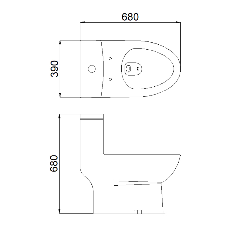 1521 One-piece Toilet