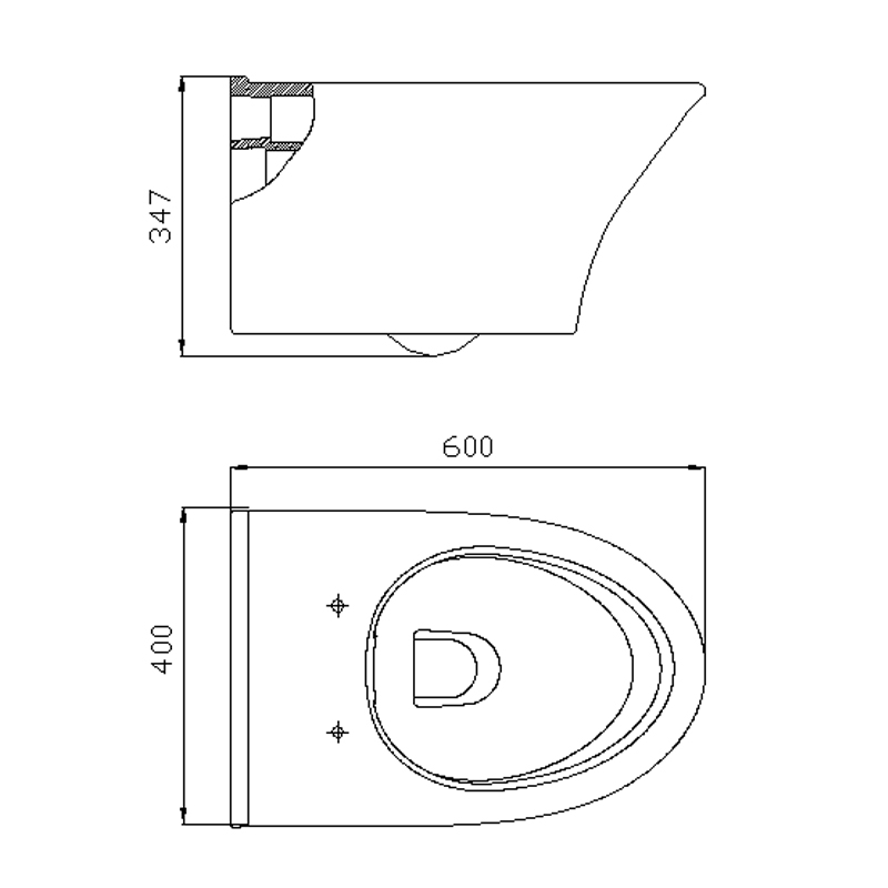2012G Wall-hung Toilet