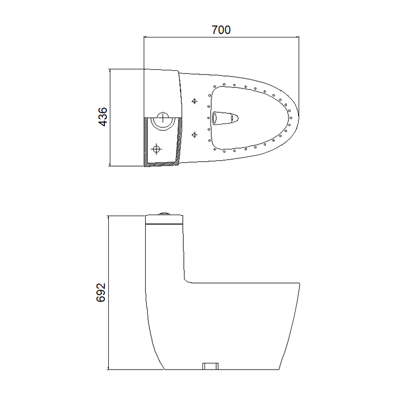 6069 One-piece Toilet