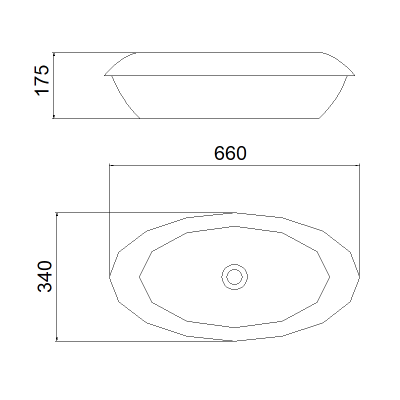 4218 Drop-in Sink | Countertop Basin