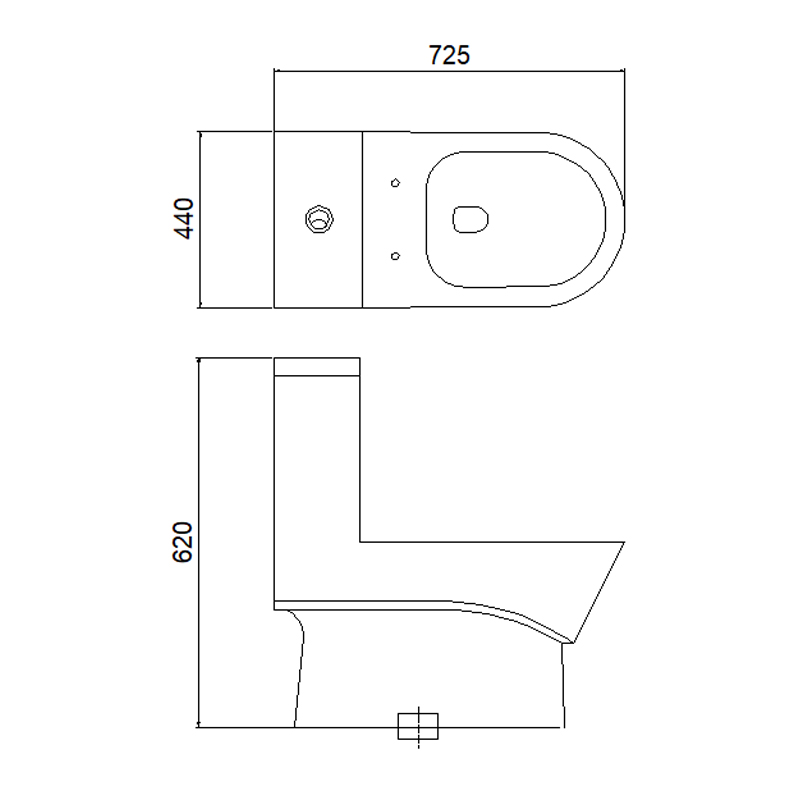 1015 One-piece Toilet