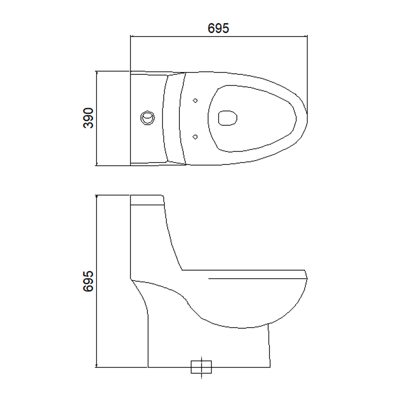 1210 One-piece Toilet